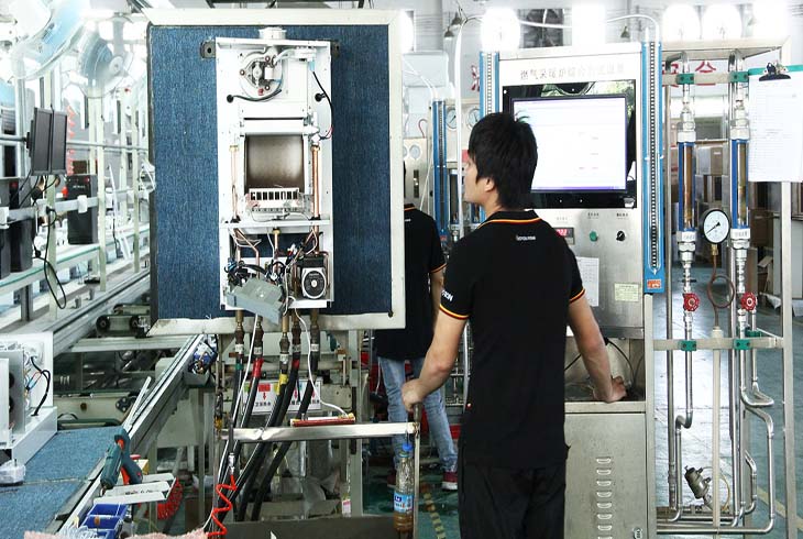 壁掛爐生產(chǎn)設(shè)備與檢測(cè)設(shè)備