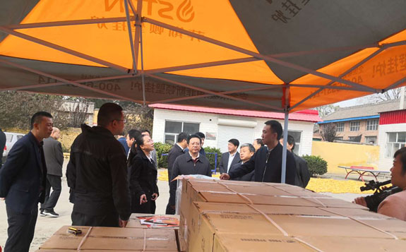 翼城縣領導了解菲思盾品牌